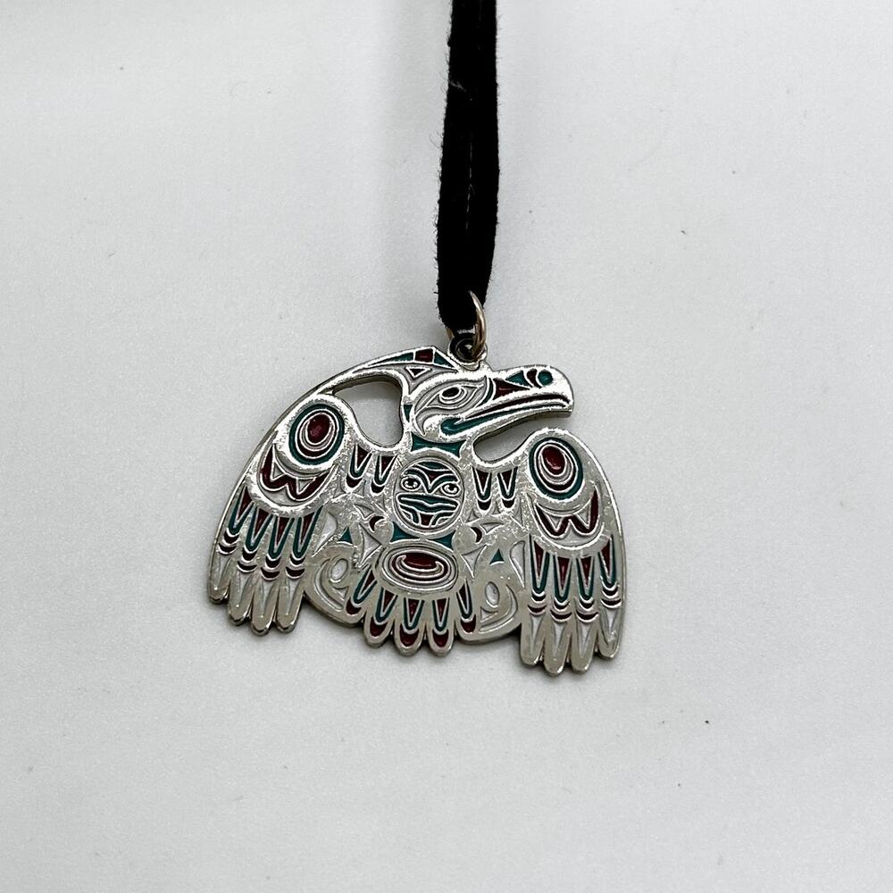 Artist Joe Wilson Raven The Cultural Hero Canada Pendant Necklace Northwest